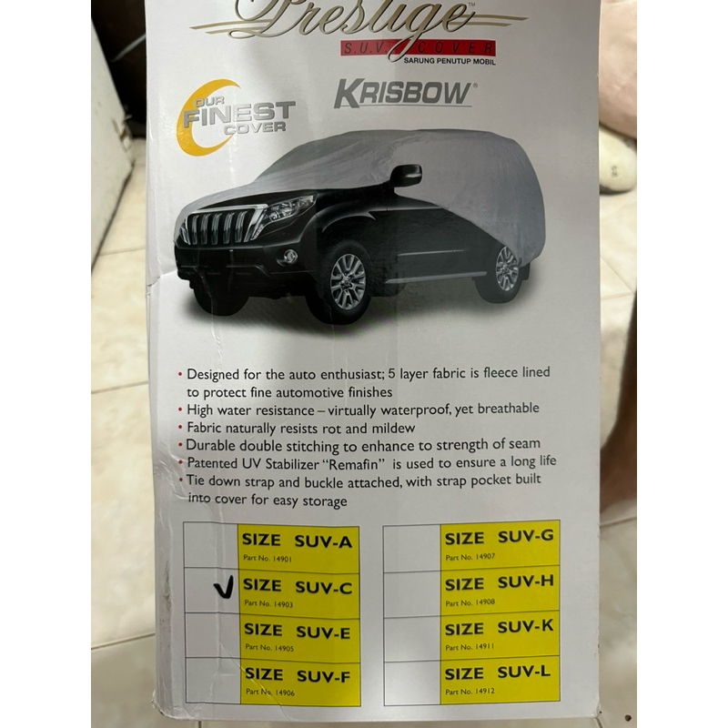 PL COVER MOBIL KRISBOW (SUV - C)