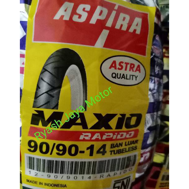 BEST SELLER Ban tubeless maxio RapidoTechno belakang 9914 for beat EsppopstreetF1KarbuMio sportySmil