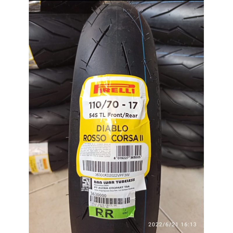 Pirelli Diablo Rosso Corsa2 110/70-17