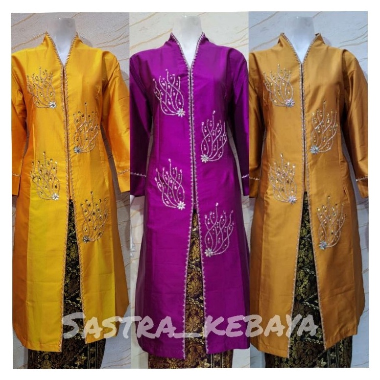 KODE L59X SK Ready stok atasan baju kurung terbaru original AR  kebaya baju kurung motif Payet akar 