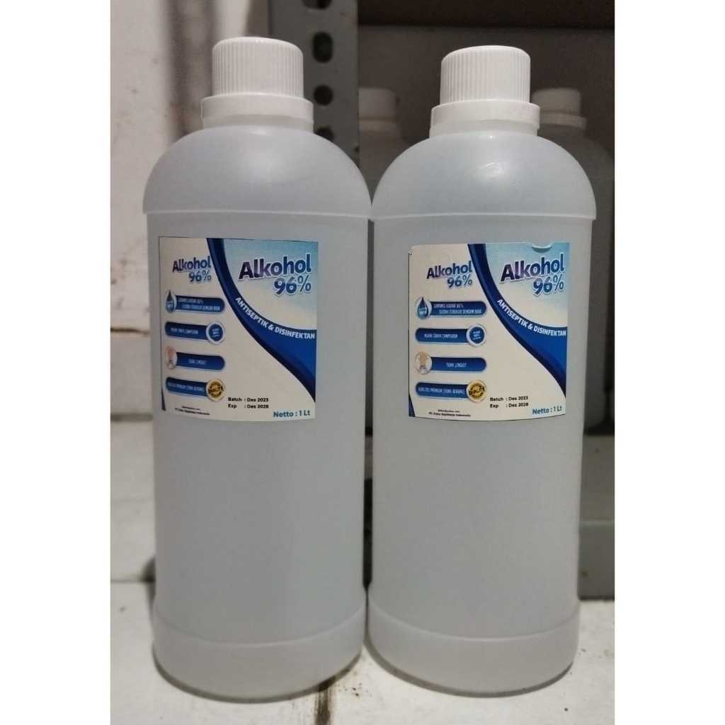 alkohol 96% 1 liter Alkohol 96 persen / Alcohol 96% / Sterilisasi alkohol 96%