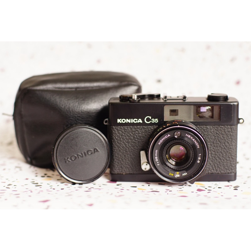 Rangefinder Analog Konica C35 Black Mulus
