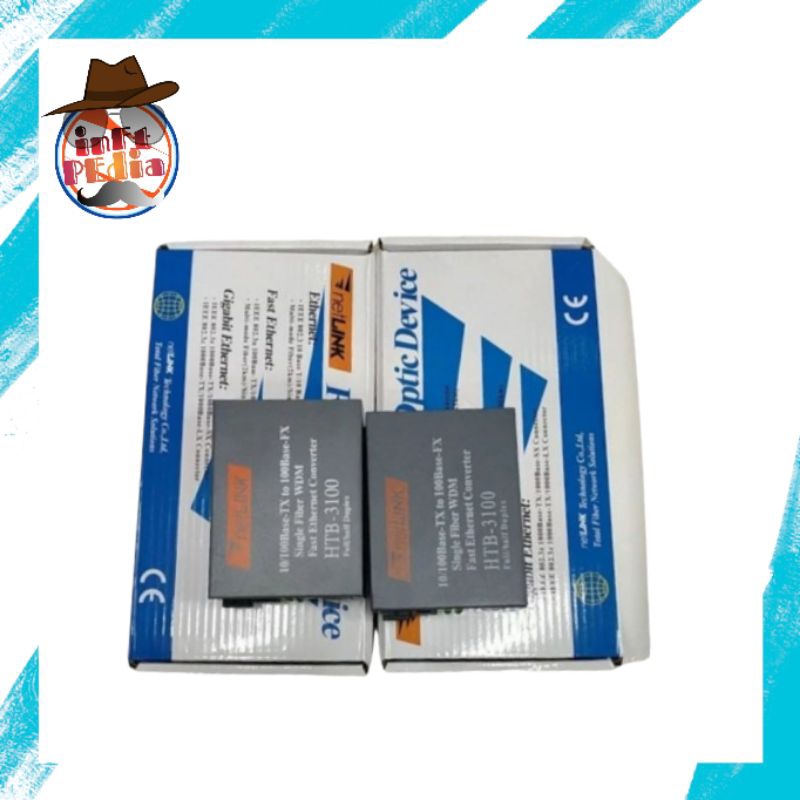 FIBER OPTIC MEDIA CONVERTER NETLINK HTB-3100