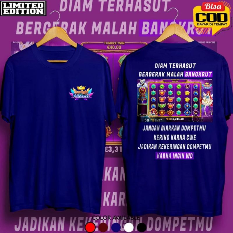 Kaos Slot Distro Murah Orijinal keren Termurah