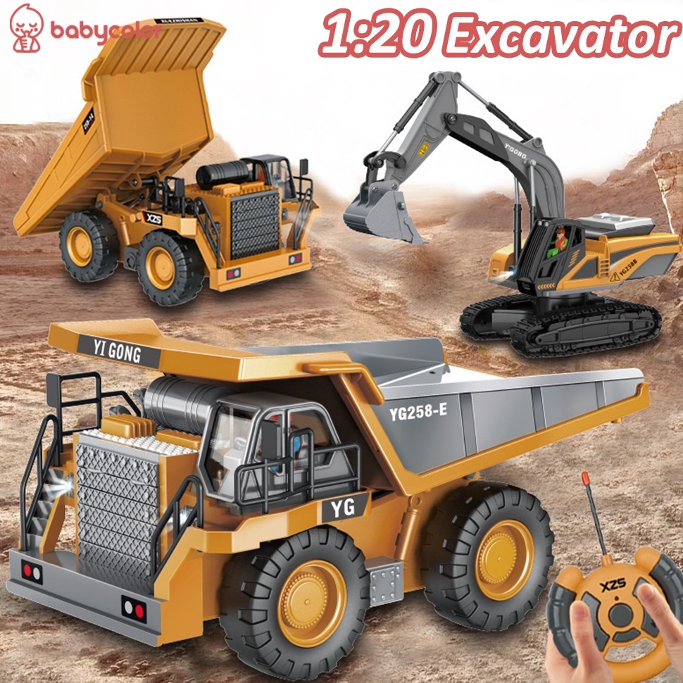 MURAH MERIAH Babycolor Excavator Remote Control Mainan Excavator 12 RC Excavator 11 Channel Mobil Re