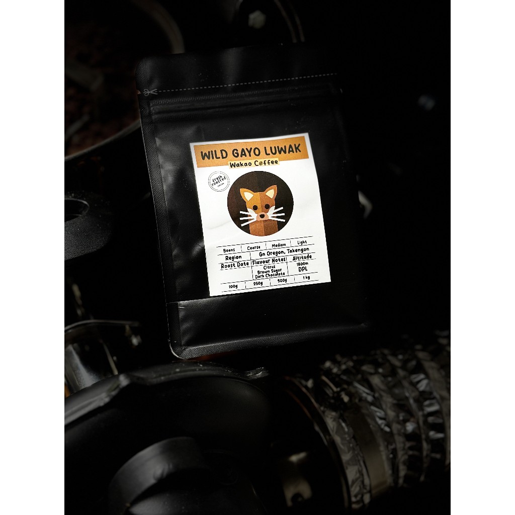 

Kopi Arabika Gayo Luwak Liar - Wakao Coffee - 100 gram