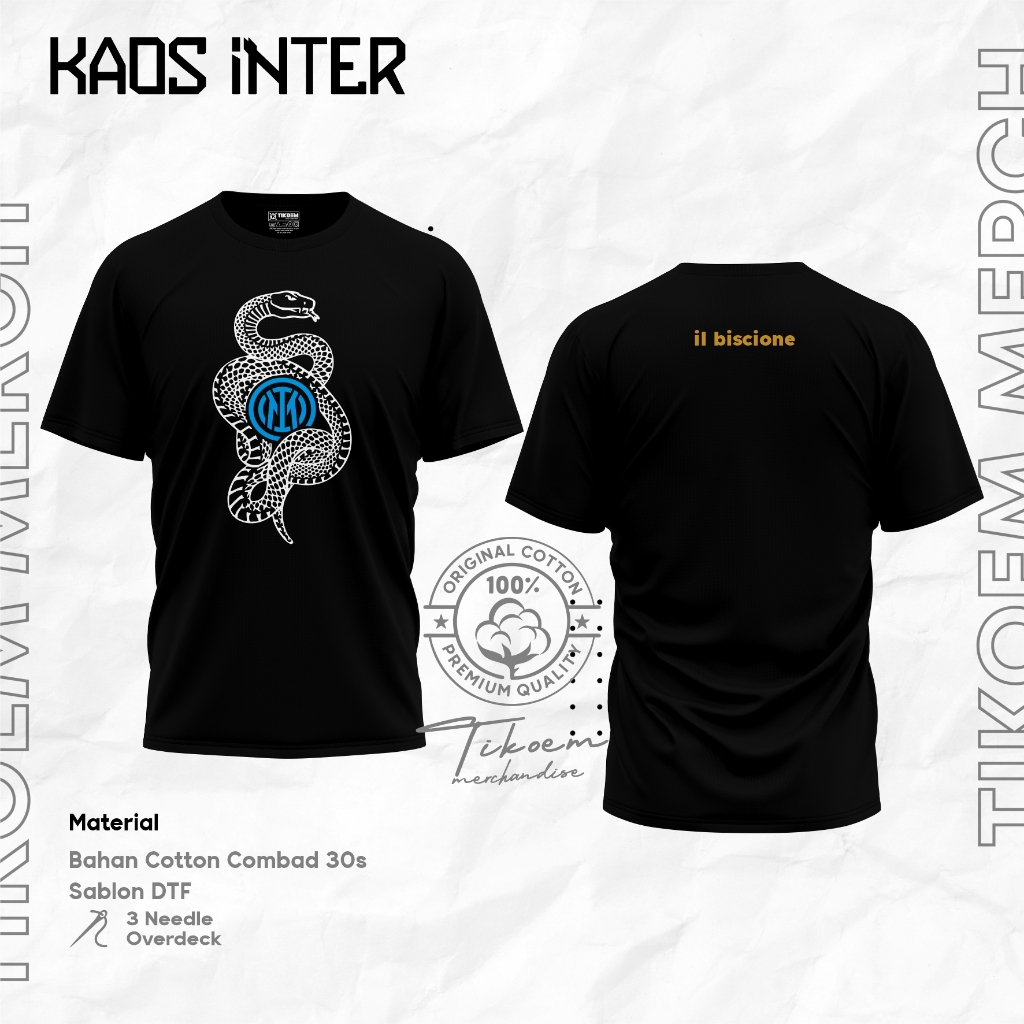 READY TSHIRT INTER  / TSHIRT INTER IL BISCIONE / TSHIRT INTER MILAN / TSHIRT INTER SCUDETTO / TSHIRT