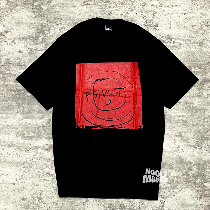noov music merch Fstvlst - Lingkaran Tshirt - Black | Original Merchandise Kaos Pria