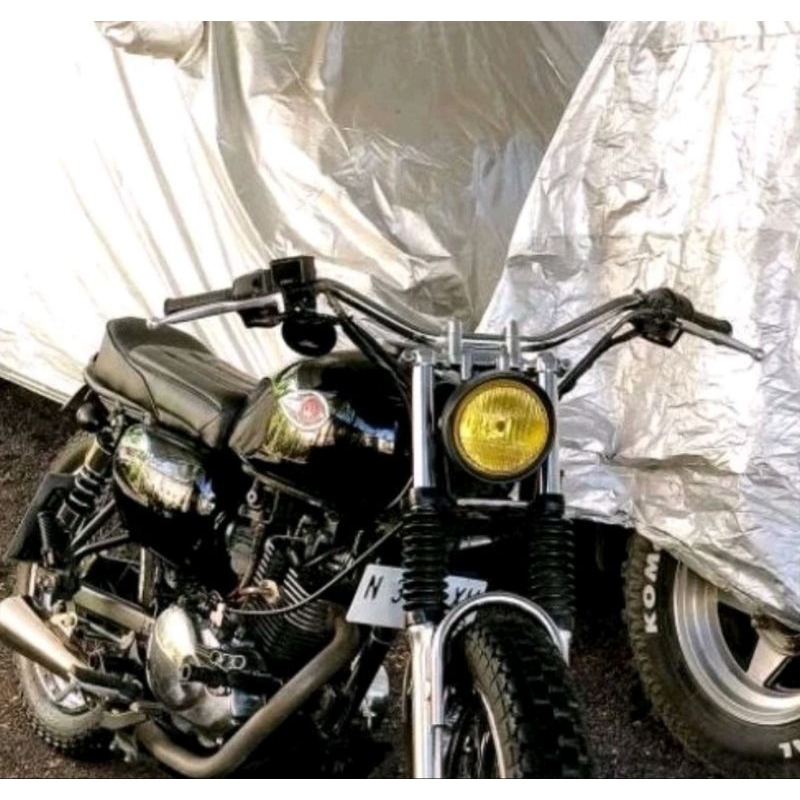 handle bar british flat tracker scrambler custom