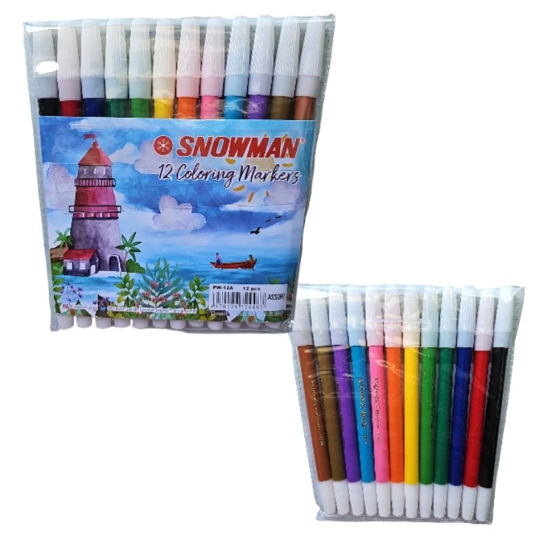 

Spidol Set 12 Warna SNOWMAN