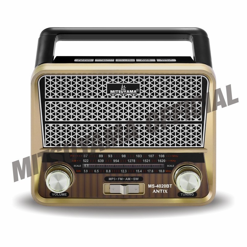 Radio Speaker Senter LED Bluetooth Mp3 Mitsuyama MS-4020BT Antix