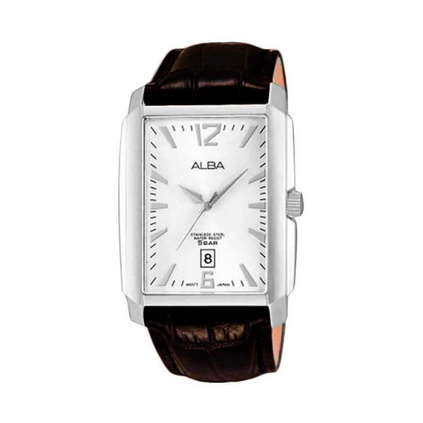 [100% Original-Promo] Alba Pria 34 mm AS9719 X1 Jam Tangan Hadiah Kado Kantor Bisnis Ultah