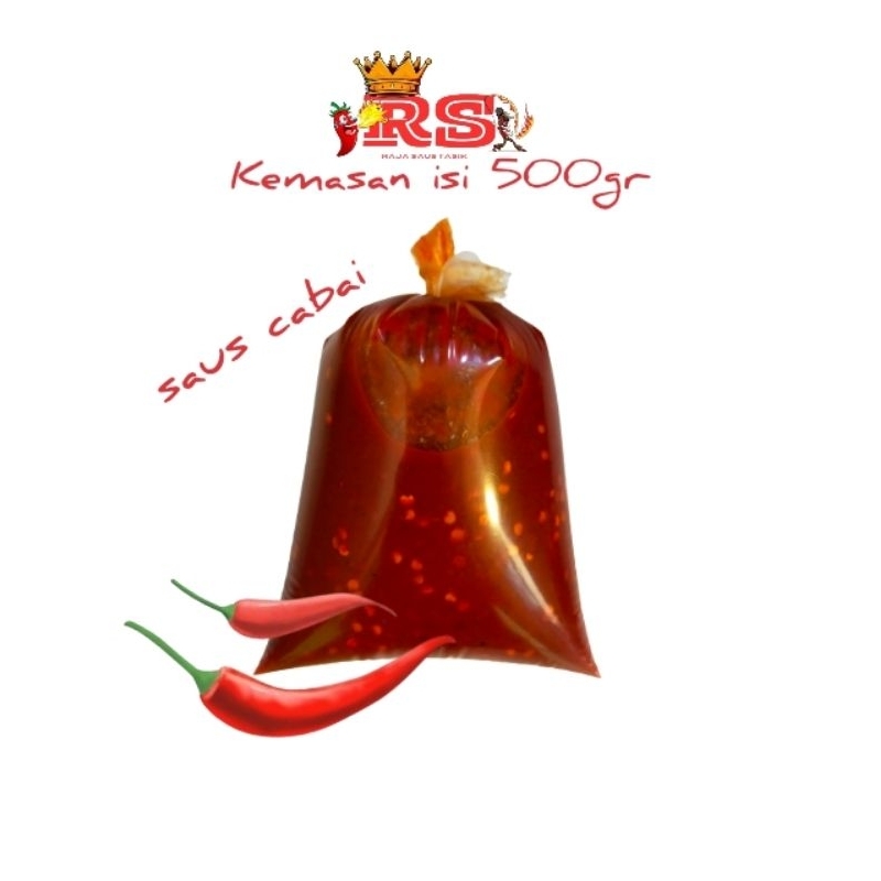 

Termurah saus bawang cabai isi 500gram khas tasik