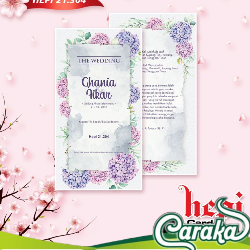 

BLANGKO UNDANGAN HEPI 304 - HARGA MURAH TAMPILAN MEWAH