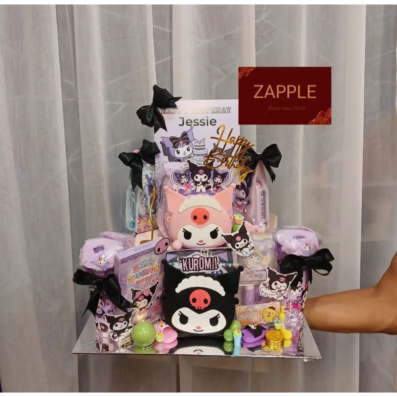 

Kuromi cake edisi stasionary/kuromi edisi alat tulis/hadiah kuromi