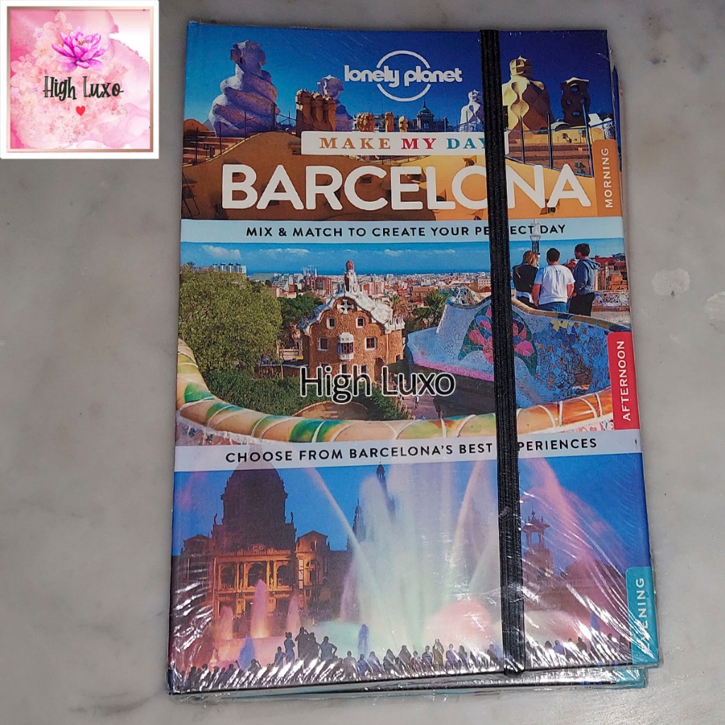 Buku Travel Lonely Planet Make My Day Barcelona Hard Cover Hardcover English Book Spain Spanyol EURO
