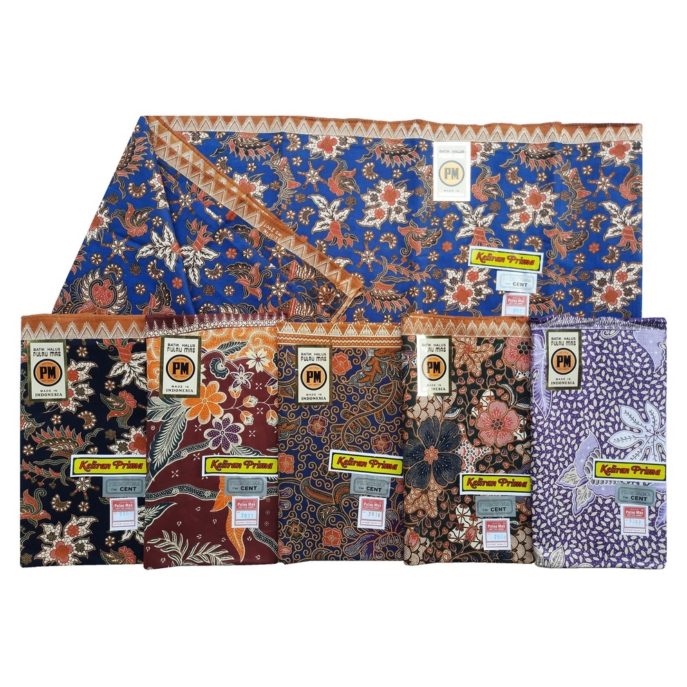 KODE H69V Kain Panjang Batik PM Pulau Mas Cap Cent Original Samping Kebat Sewek Tapih Kain Jarik Bat