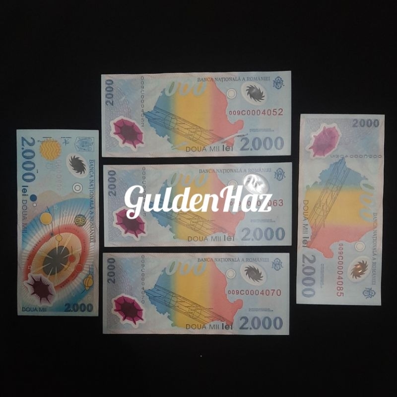 Uang Kuno Polymer Romania