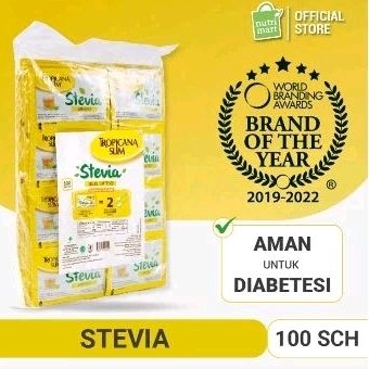 

Tropicana slim stevia natural sweetener 100 /50 sachet