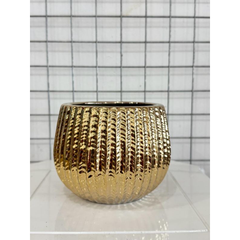 Vas keramik / vas bunga keramik minimalis