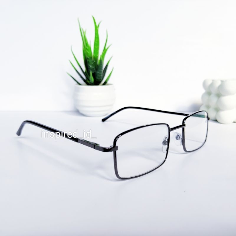 Kacamata Baca Frame Besi Lensa Plus Pria Dan Wanita