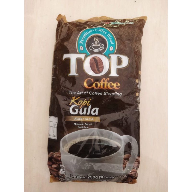 

TOP KOPI MURNI + GULA KEMASAN POUCH ISI 10 SACHET