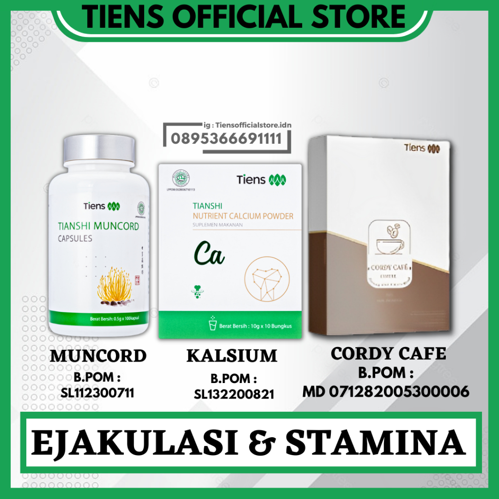 Paket Promil Suami dan Istri Tiens Kesuburan Pria dan Wanita Penyubur Sperma Mengatasi Ejakulasi Men