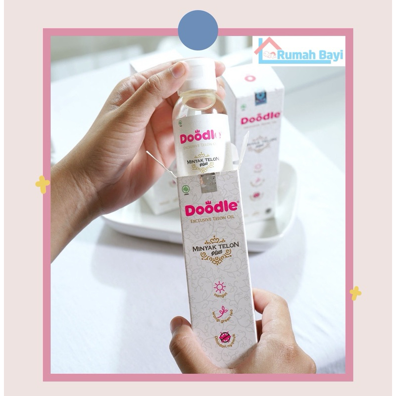 MINYAK TELON DOODLE PLUS Minyak Telon Doodle aroma green tea