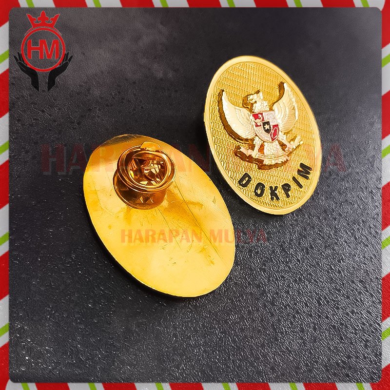 Bros Garuda Model Oval Pin Dokpim Garuda Model Oval - Harapan Mulya