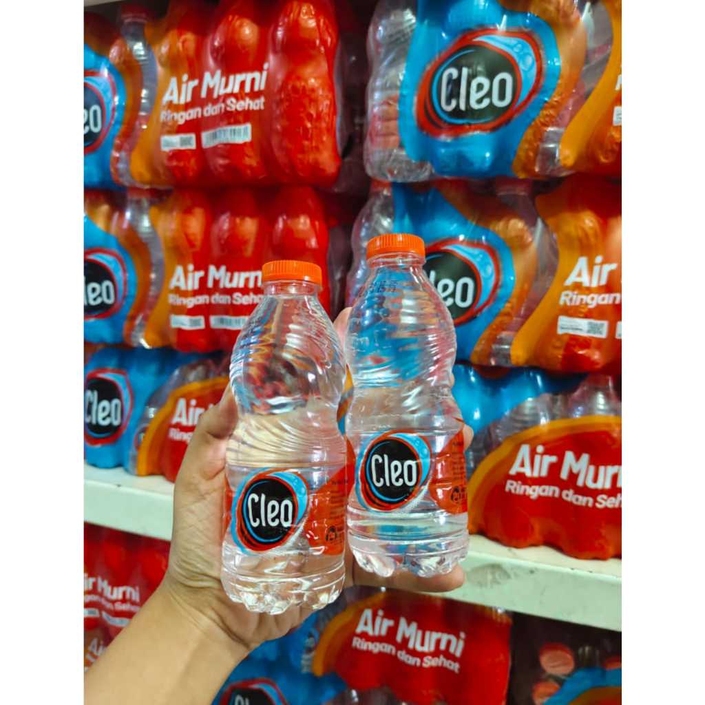 

air mineral cleo botol mini 220ml x 24 botol