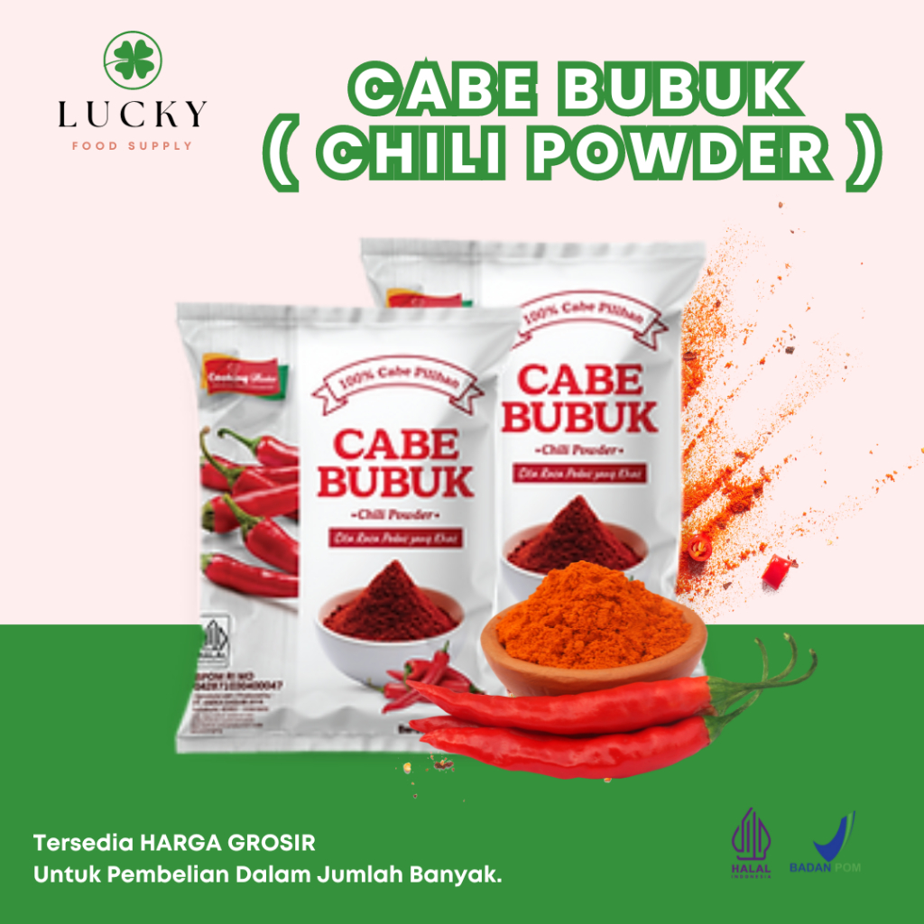 

Cabe Bubuk / Chili Powder Cooking Master 500 Gram