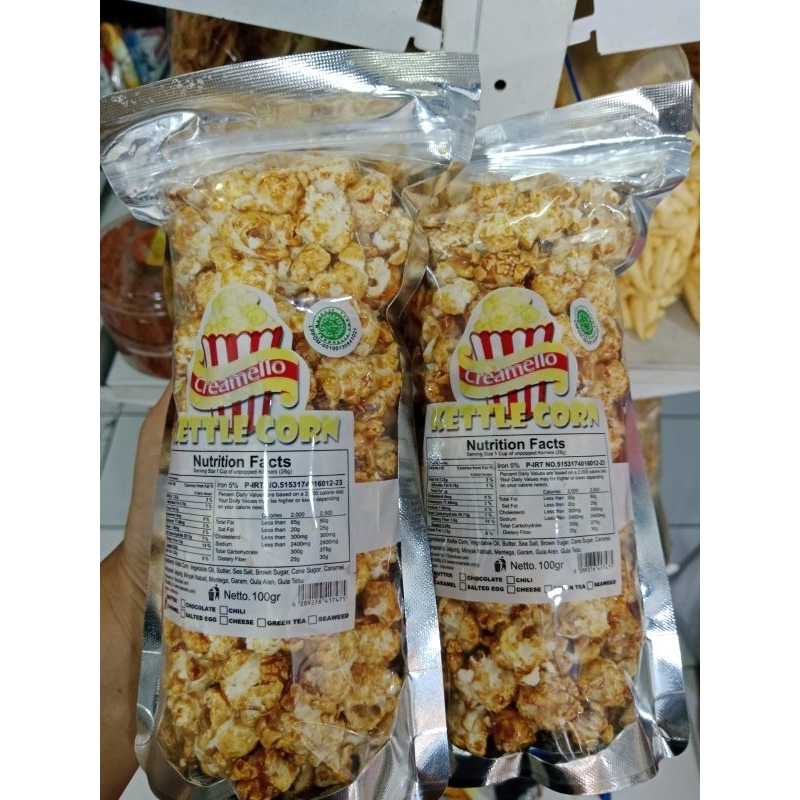 

popcorn kattle corn caramel