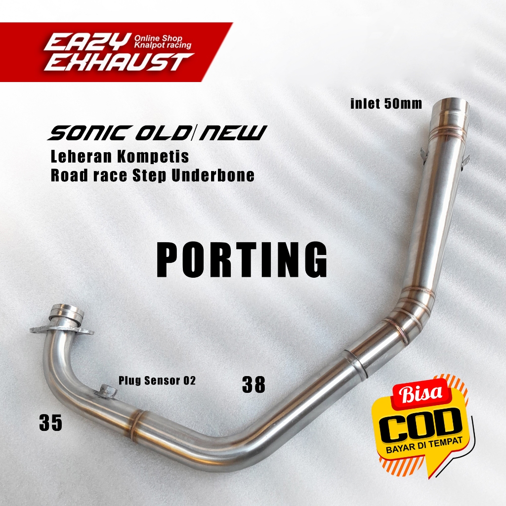 Leheran kompetisi Sonic Old/New, Road race Step Underbone, Roll bending Stainless