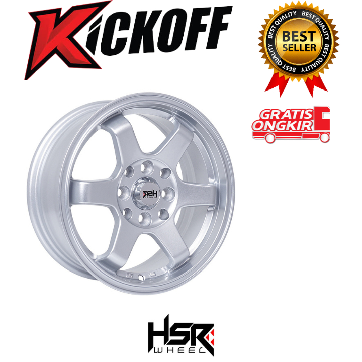 PELEK RACING TE37 RING 14 MERK HSR UNTUK MOBIL BRIO , AGYA , SIGRA , XENIA , AVANZA