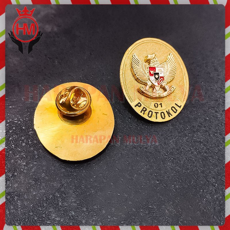 Bros Lambang Garuda Protokol 01 Indonesia Pin Protokol 01 lambang Garuda Model Oval - HM