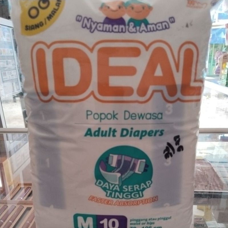 Ideal Popok Dewasa Perekat M