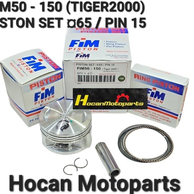 PISTON KIT FIM OS 50 100 150 200 TIGER 2000 BEST QUALITY ORIGINAL PISTON KIT FIM