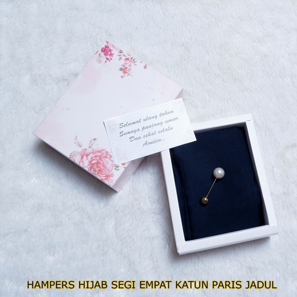 DISKON HAMPERS SATU HIJAB SEGIEMPAT PARIS JADUL / KADO GURU / ULTAH / KERUDUNG