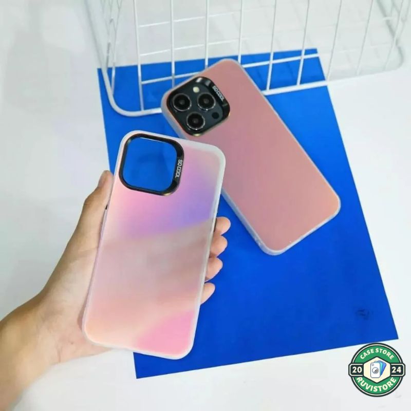 Case Iphone 13 13 Pro 13 Pro max IMD Hologram Aurora Premium