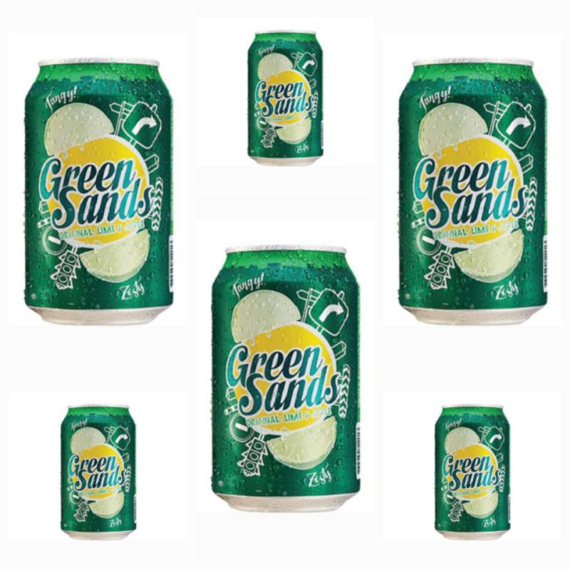 

Green Sands Soft Drink Minuman Berkarbonasi Lime & Apple 330 Ml