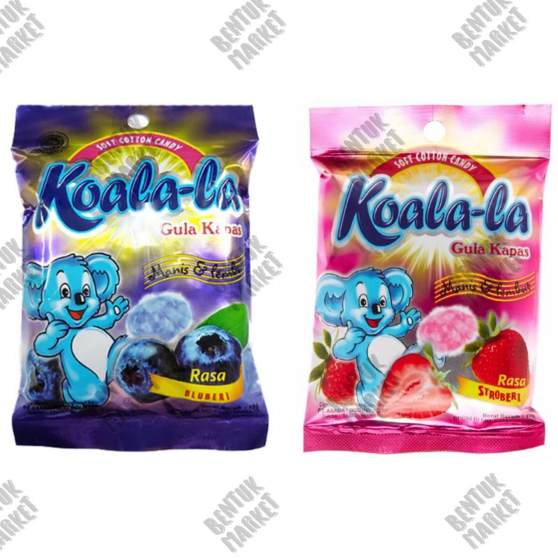 

KOALA PERMEN GULA KAPAS STRAWBERRY / BLUE BERRY 10gr / PERMEN KAPAS / COTTON CANDY