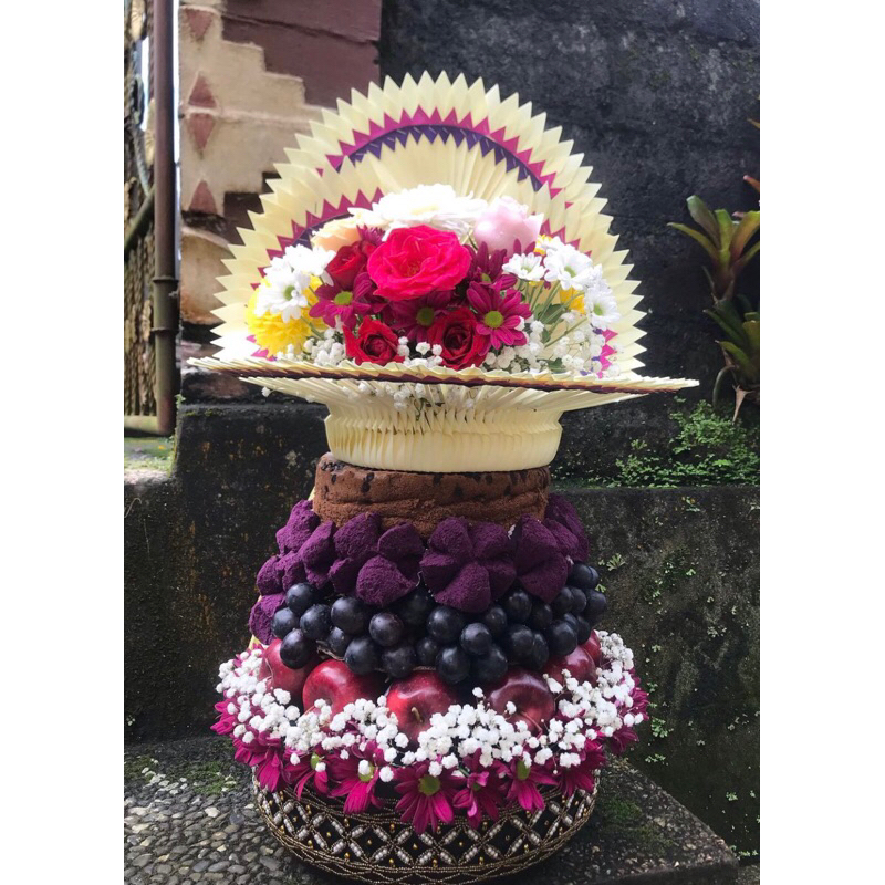 SET BOKOR PAYET ANTIK SIZE 32CM+ TEMPAT BUAH FIBER