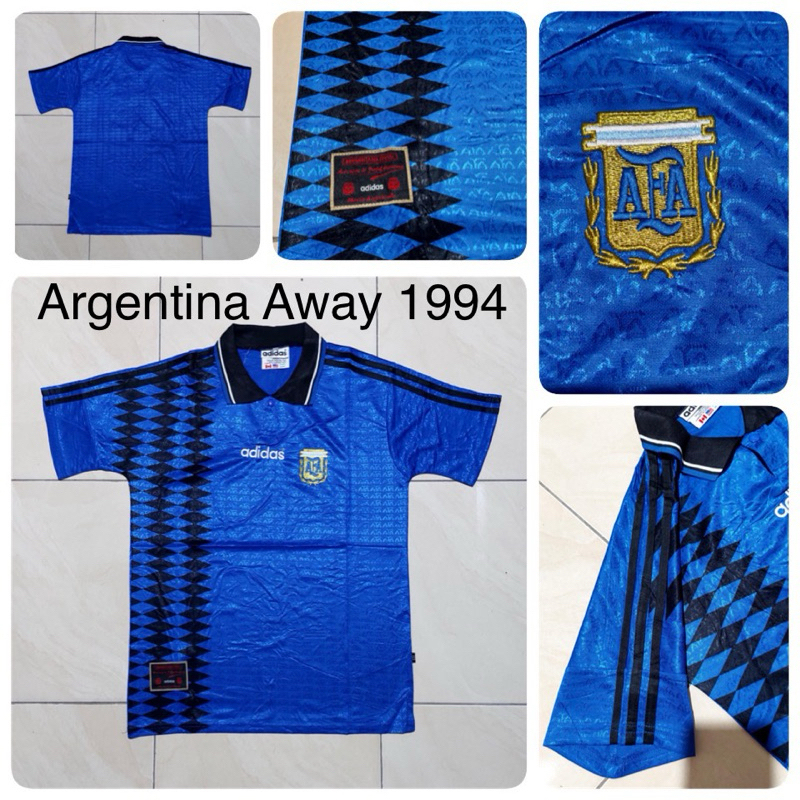 Retro Argentina Away 1994 Klasik Grade AAA High Quality