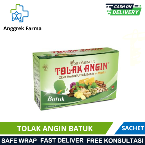 TOLAK ANGIN BATUK SACHET/MEREDAKAN GATAL TENGGOROKAN/BATUK BERDAHAK
