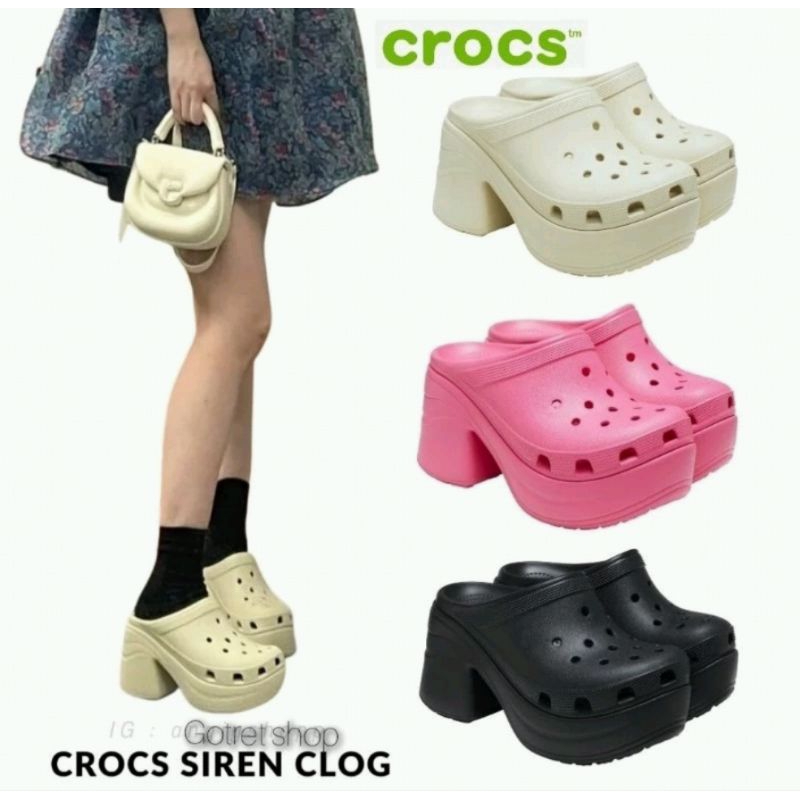 Sandal wanita crocs siren clog / Crocs siren clog women / Crocs sandal siren