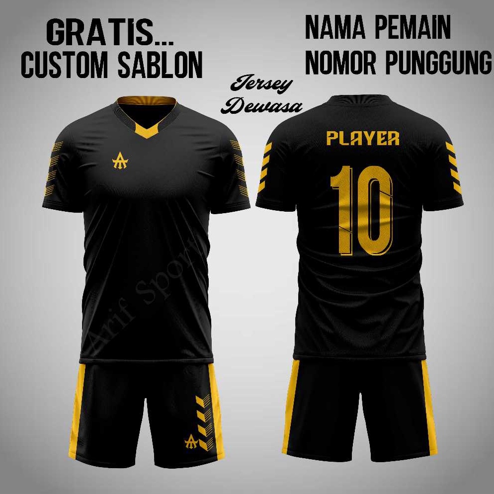 TERBAIK Kaos Futsal Milano Dewasa  Gratis Sablon  Baju Bola Sablon  Baju Futsal Sablon  Jersey Bola 