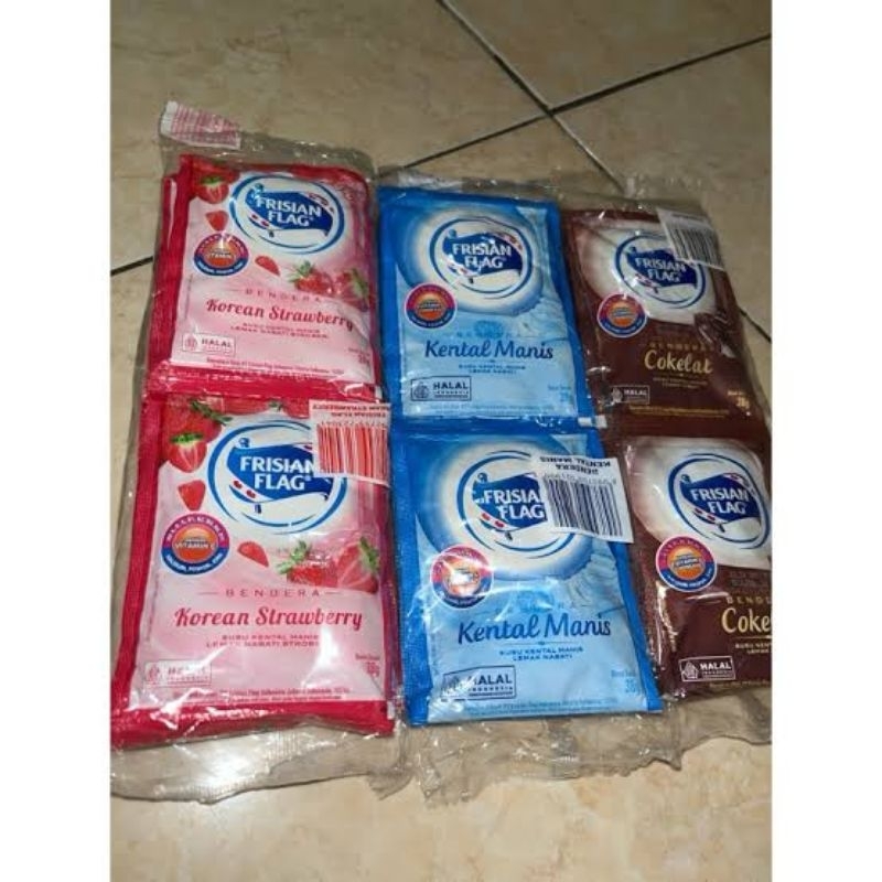 

SUSU KENTAL MANIS FRISIAN FLAG / SUSU BENDERA RENCENG ISI 6 SACHET