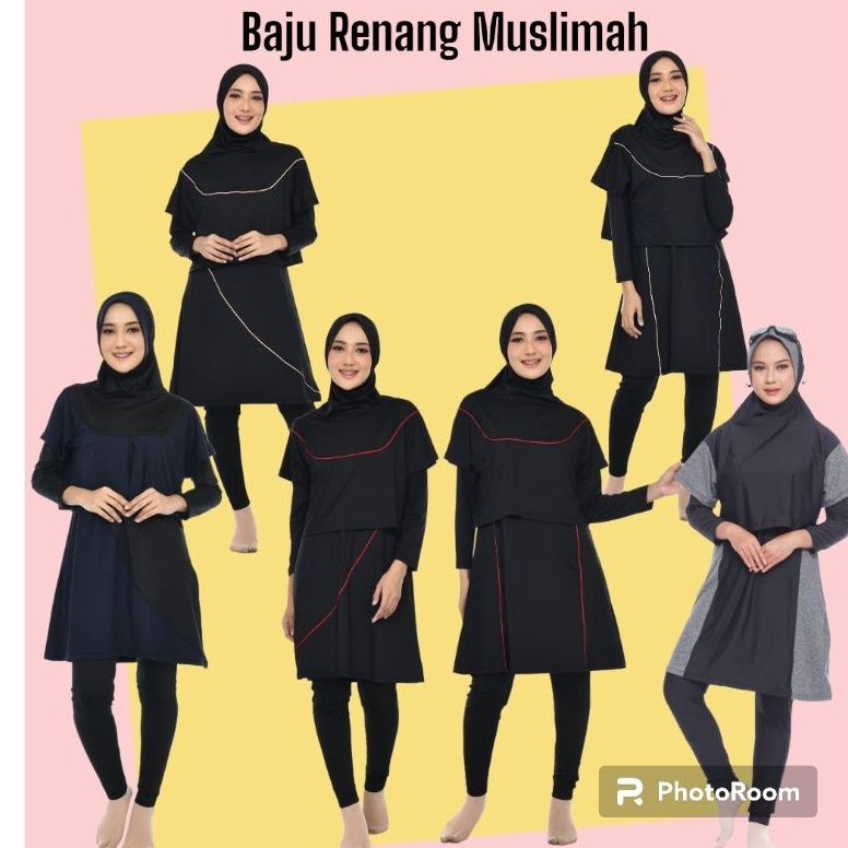 STOK TERBARU Baju Renang Muslimah Dewasa jumbo Baju Renang jumbo syari baju renang perempuan baju renang wanita big size renang hijab bolero