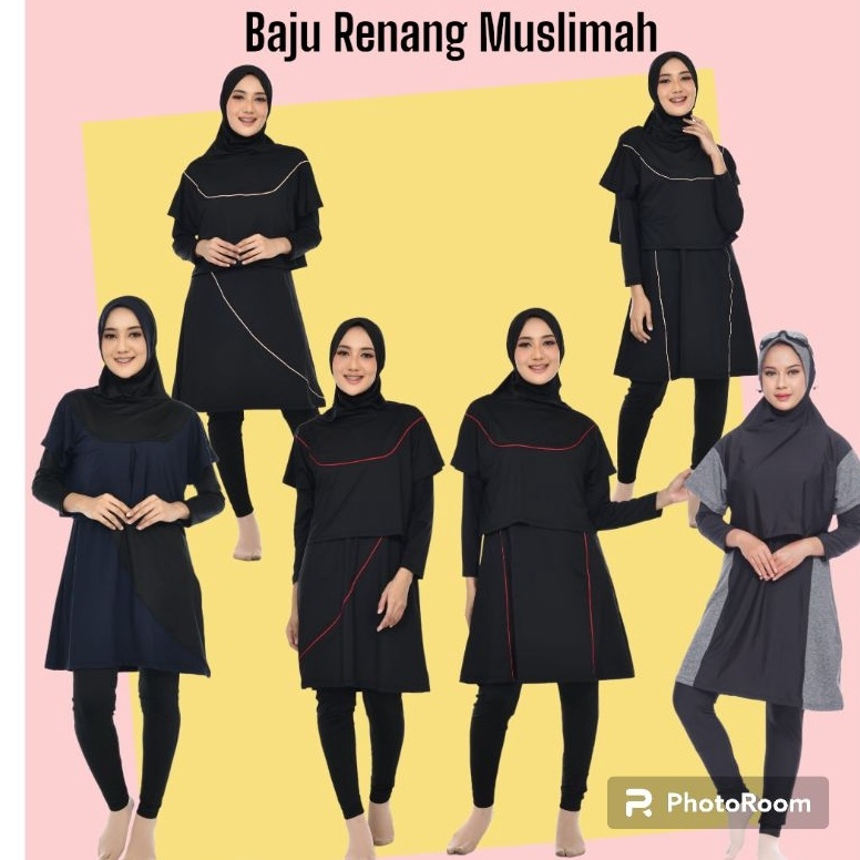 STOK TERBARU Baju Renang Muslimah Dewasa jumbo Baju Renang jumbo syari baju renang perempuan baju re