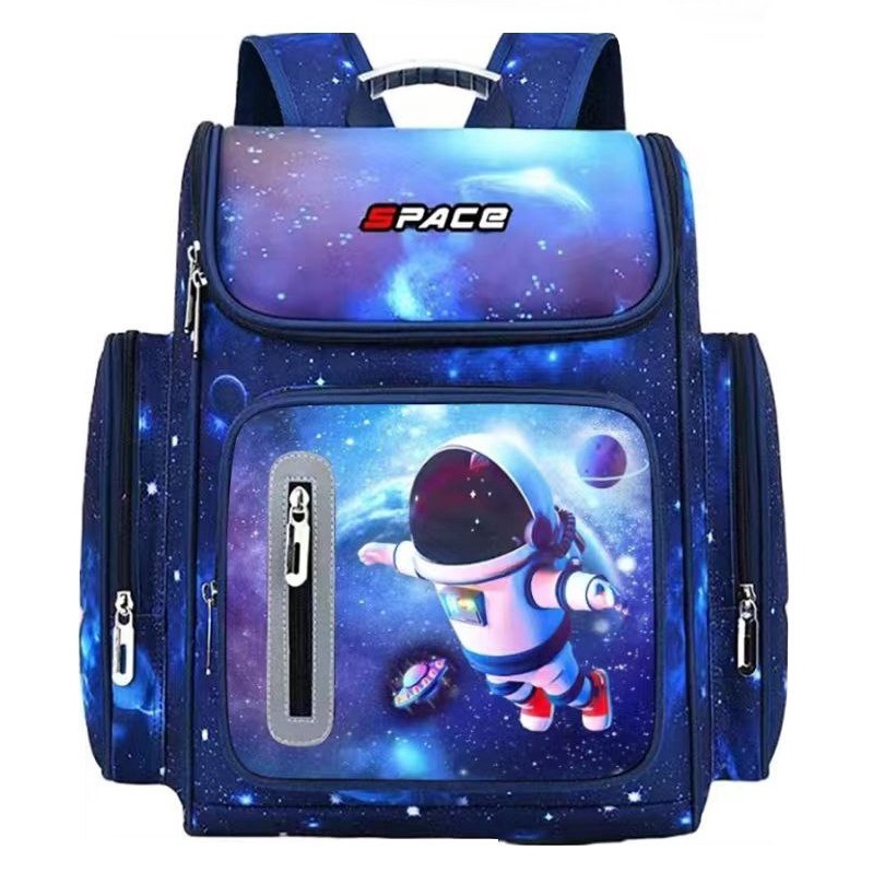 Tas ransel waterproof tas sekolah SD anak laki laki motif Astronot Space backpack Anak Sekolah SD As
